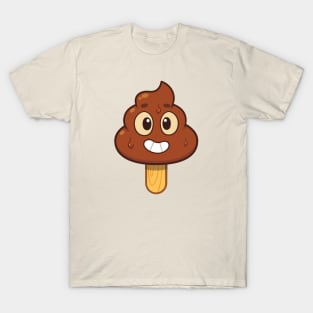 Poop on Stick Plain T-Shirt